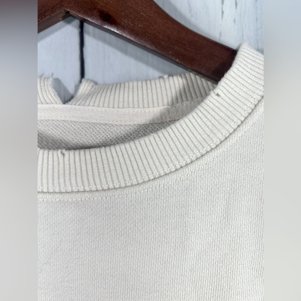 Aerie The Chill Crew Neck Sweatshirt Womens Oversized Graphic Long Sleeve Sz XS - Picture 11 of 14